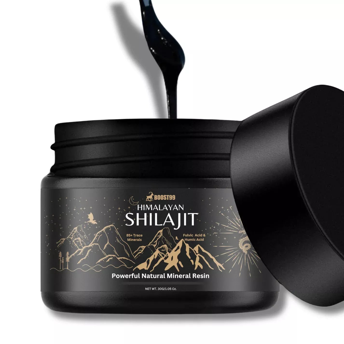 Puro Shilajit dell'Himalaya